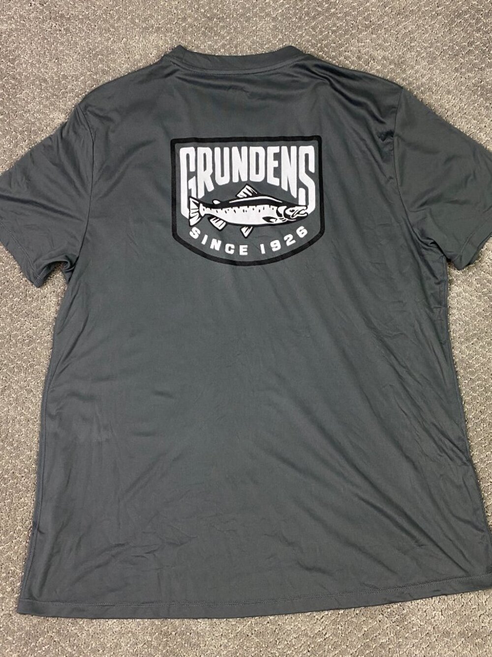 Grundens T Shirt Mens 2XL Gray Performance Stretch Fishing Hunting Outdoors XXL